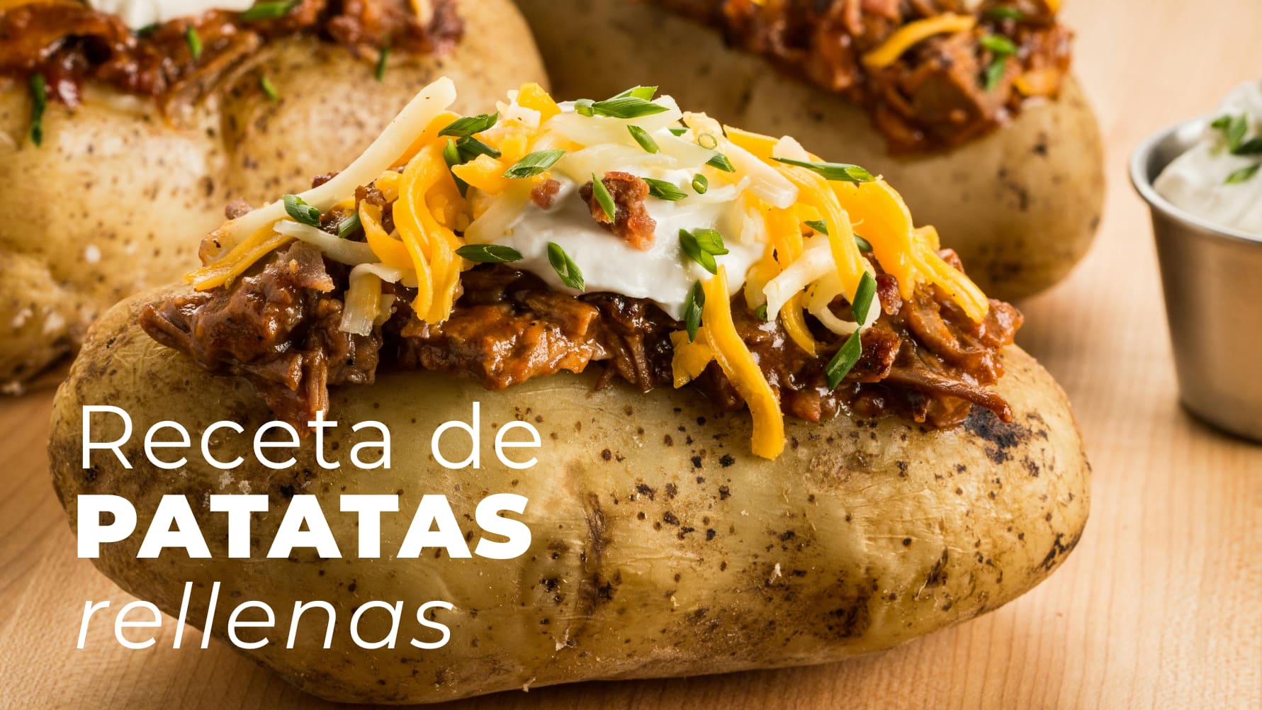 Patatas asadas rellenas